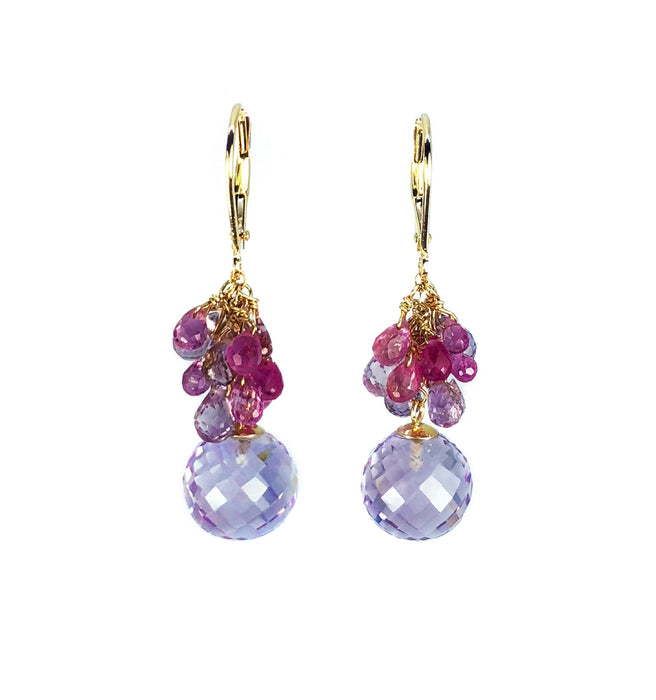 Pink Amethyst and Pink Sapphires